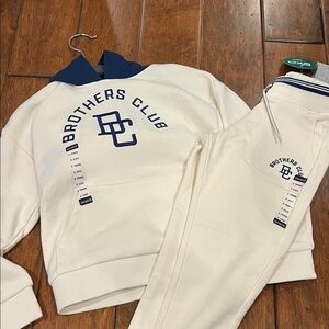 Okaïdi brothers club sweat outfit new with tags 5t